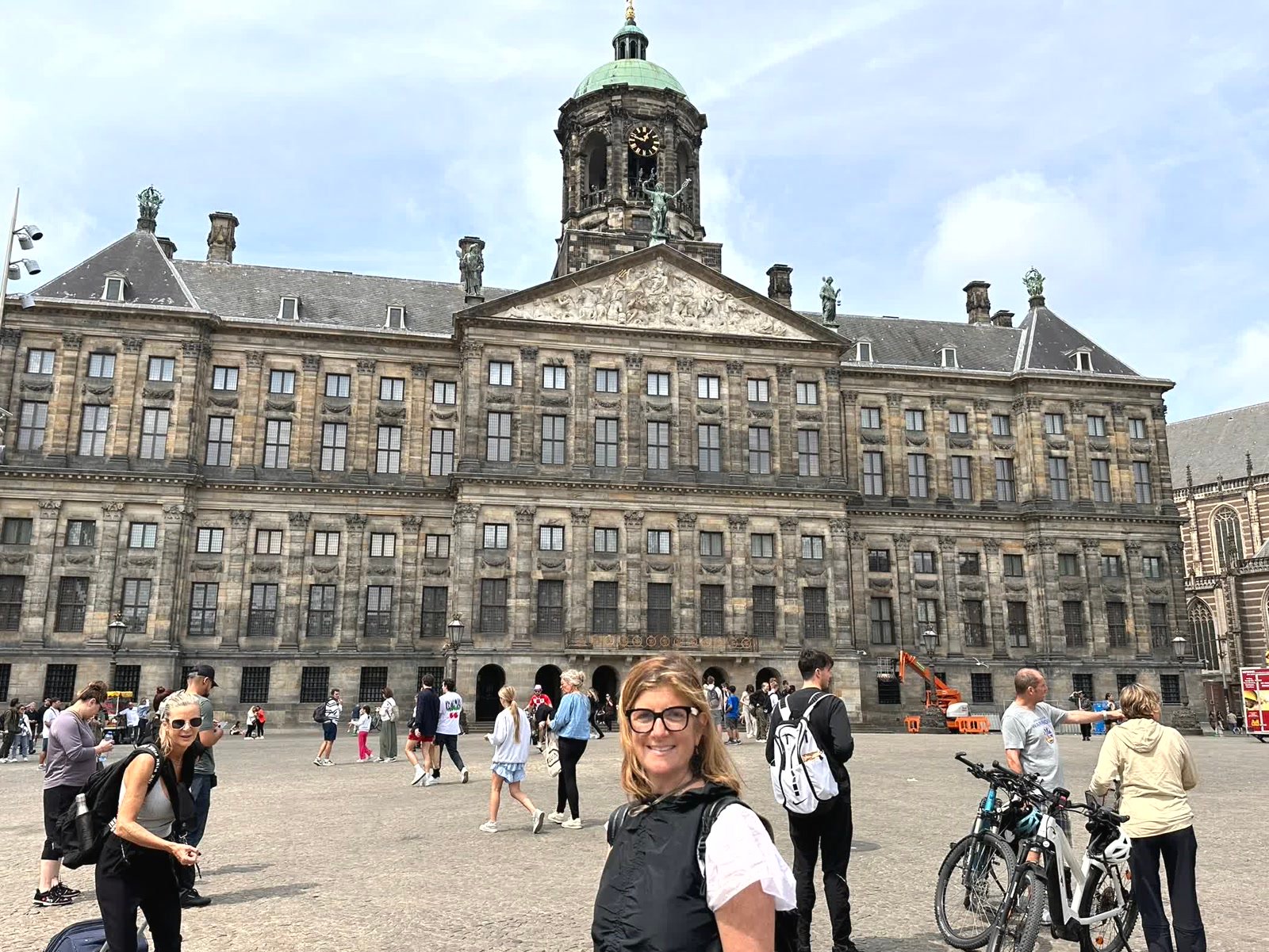 Dam Square with the Royal Palace in Amsterdam