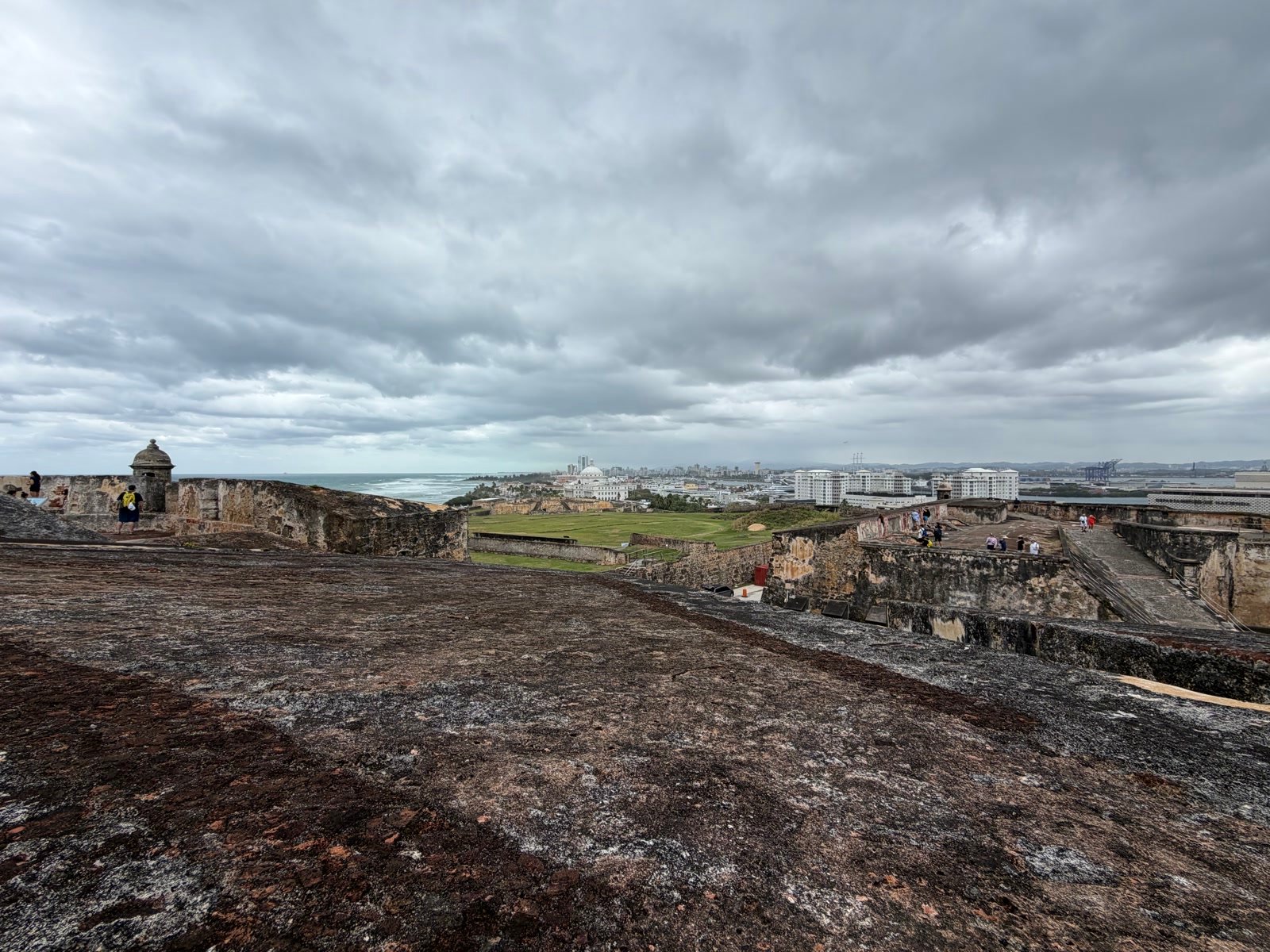 View toward Old San Juan from Castillo San Felipe del Morro
