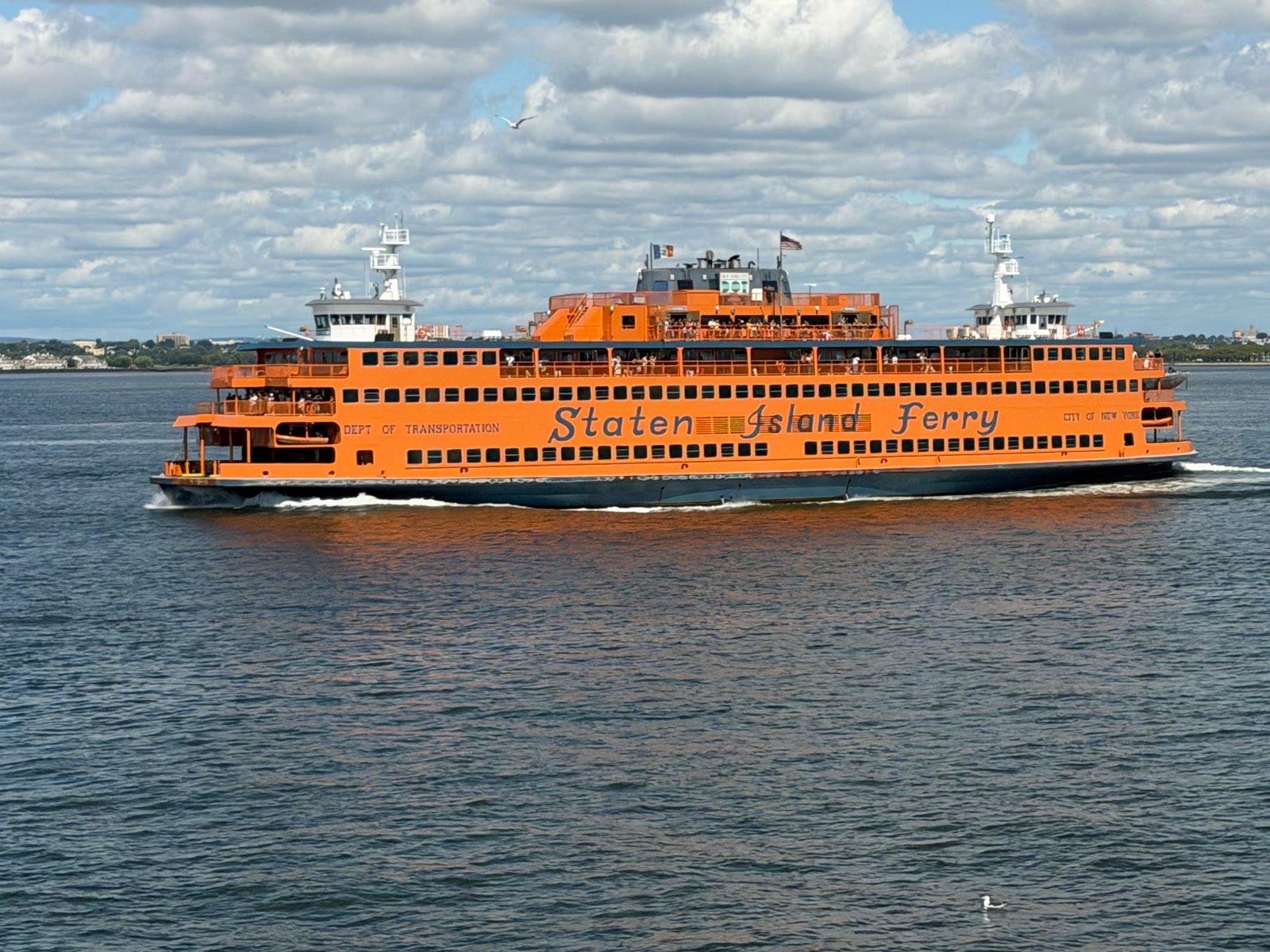 Staten Island Ferry on New York Harbor