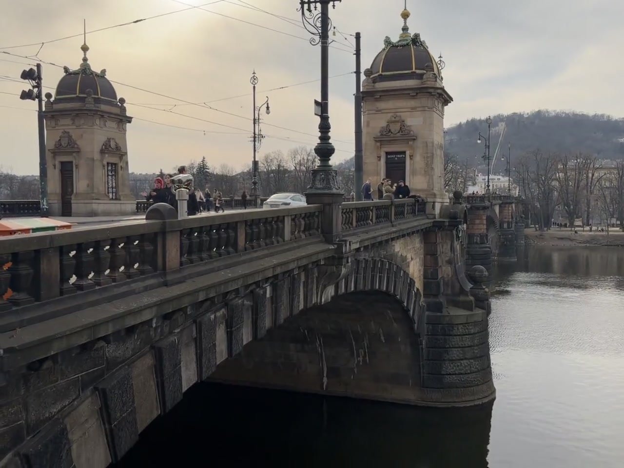 View from Legion Bridge in Prague