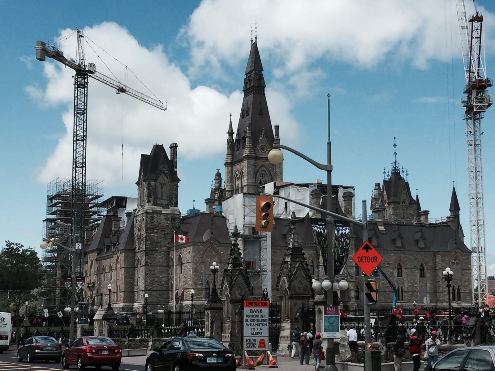 Canadian Parliament Buildings in Ottawa