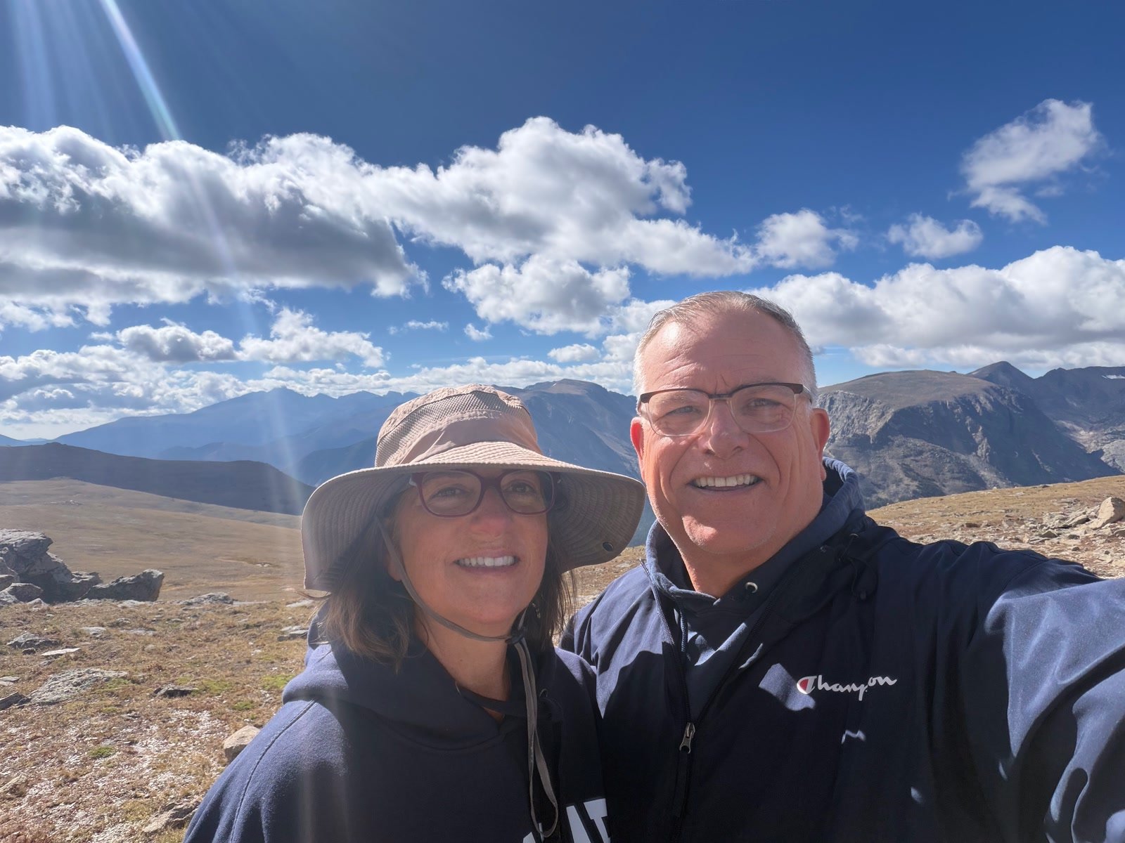 Alpine selfie